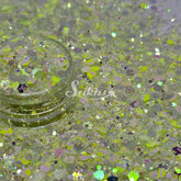 Soft Wasabi Iridescent Chunky Glitter - Green Glitter